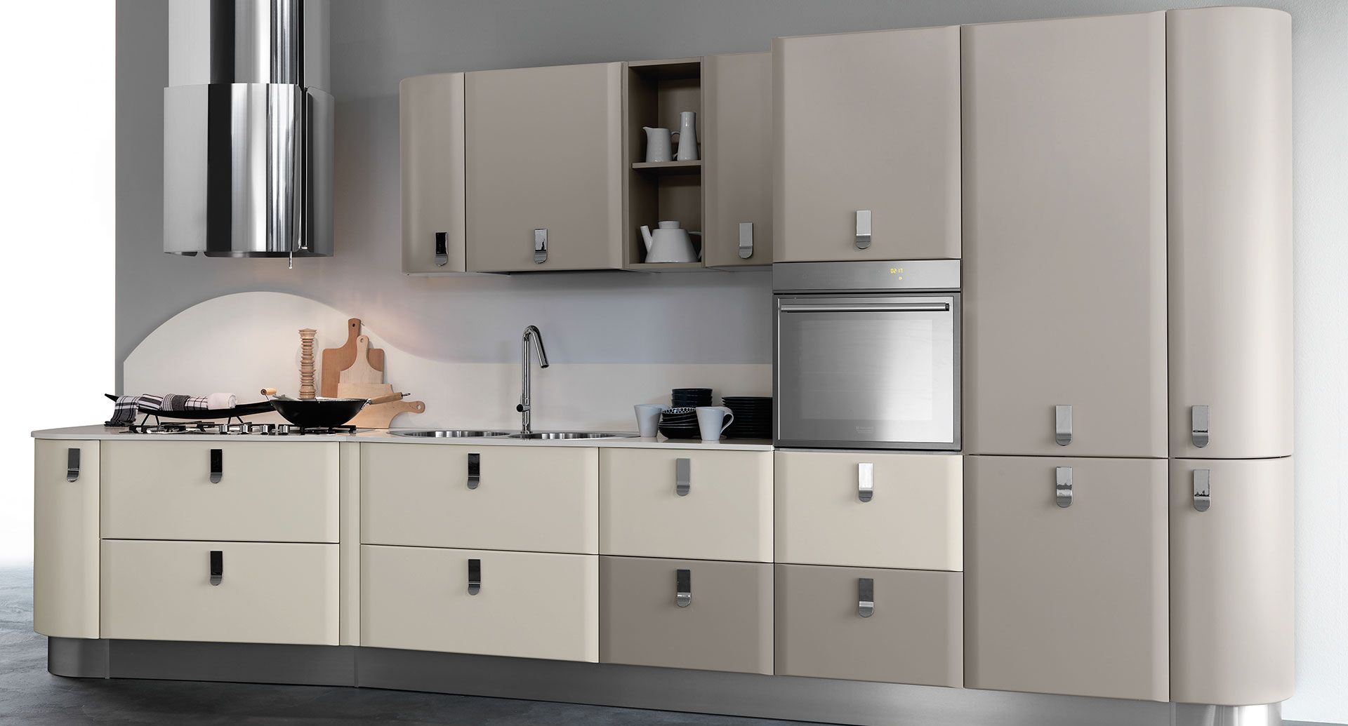 Μοντέρνα Έπιπλα Κουζίνας Venere Gruppo Cucine